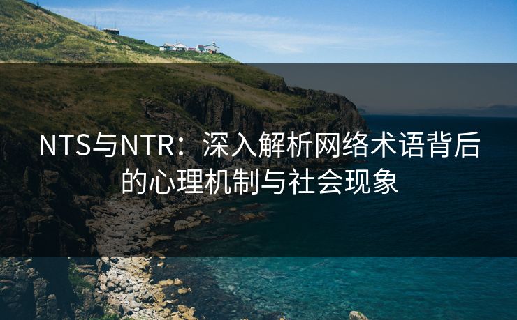 NTS与NTR：深入解析网络术语背后的心理机制与社会现象  第1张