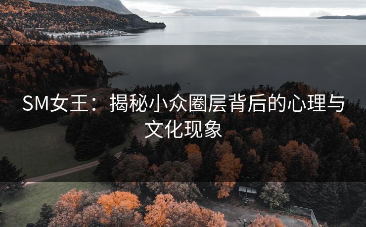 SM女王：揭秘小众圈层背后的心理与文化现象